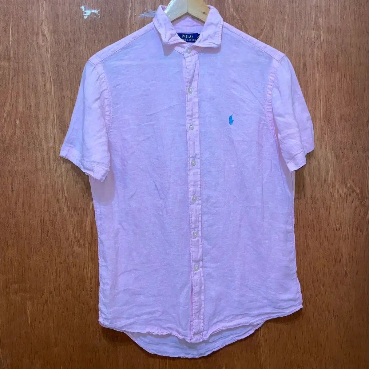 (S) POLO ポロ ラルフローレン 半袖 リネン シャツ