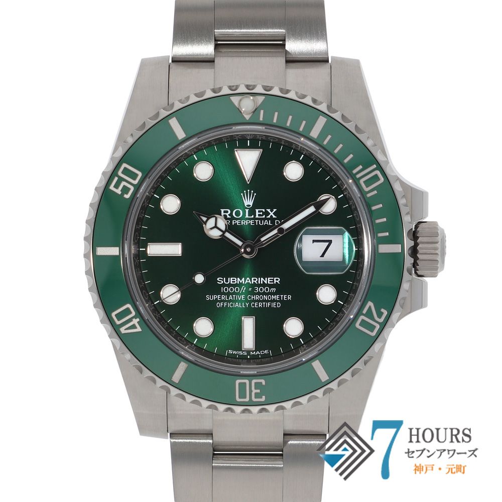 145903 ROLEX ロレックス 116610LV サブマリーナ グリーン ステンレス ランダム番 自動巻き 純正ボックス