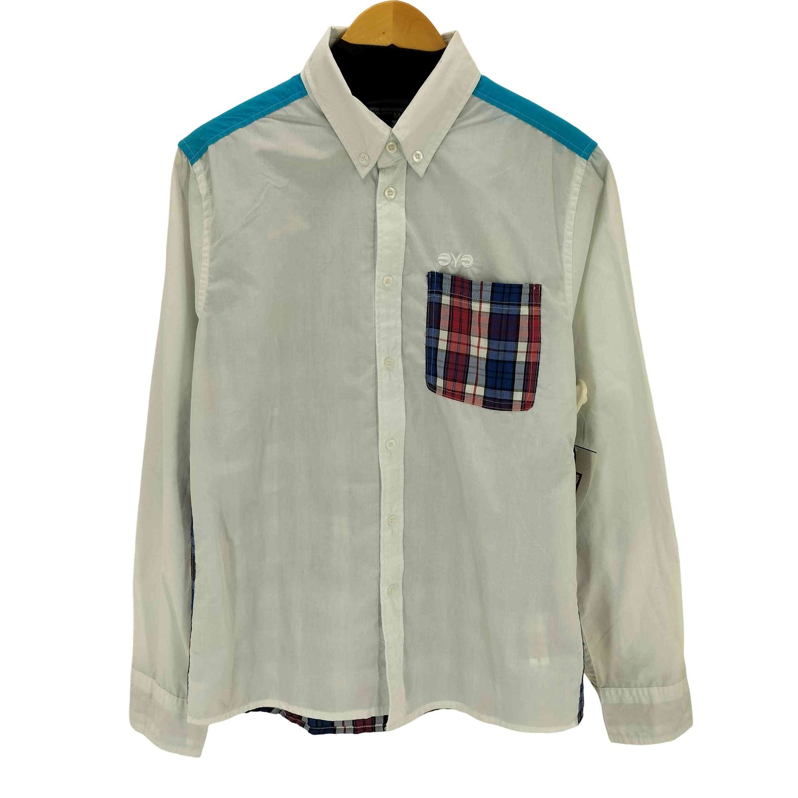 ジュンヤワタナベコムデギャルソンマン JUNYA WATANABE COMME des GARCONS MAN パッチワークシャツ メンズ XL