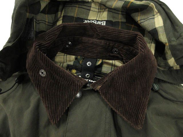 バブアー Barbour ボーダー BORDER オイルド コート ワックスコットン