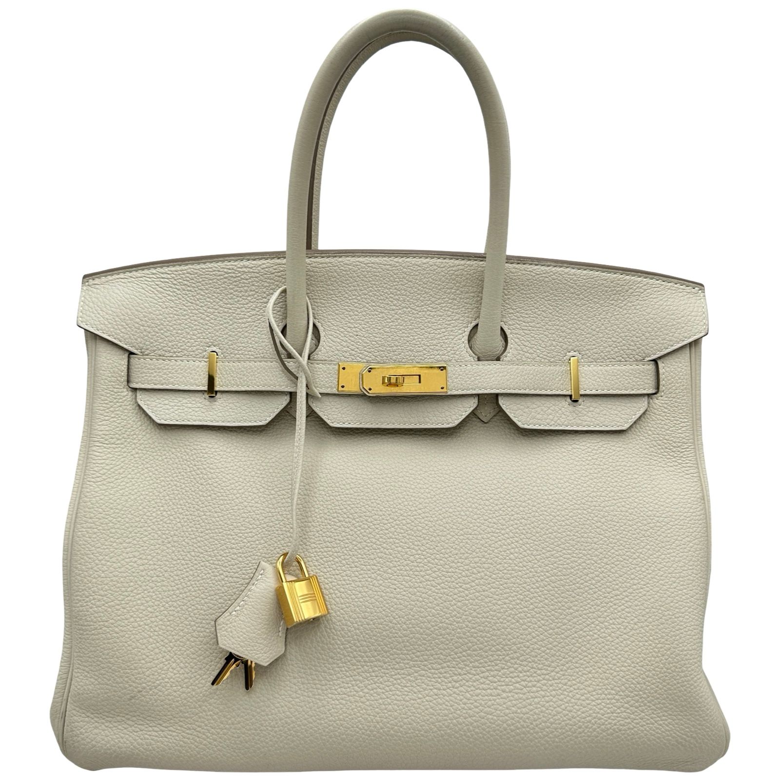 エルメス HERMES バーキン35 X刻印 クレ/ゴールド金具 トゴ レディース ハンドバッグ