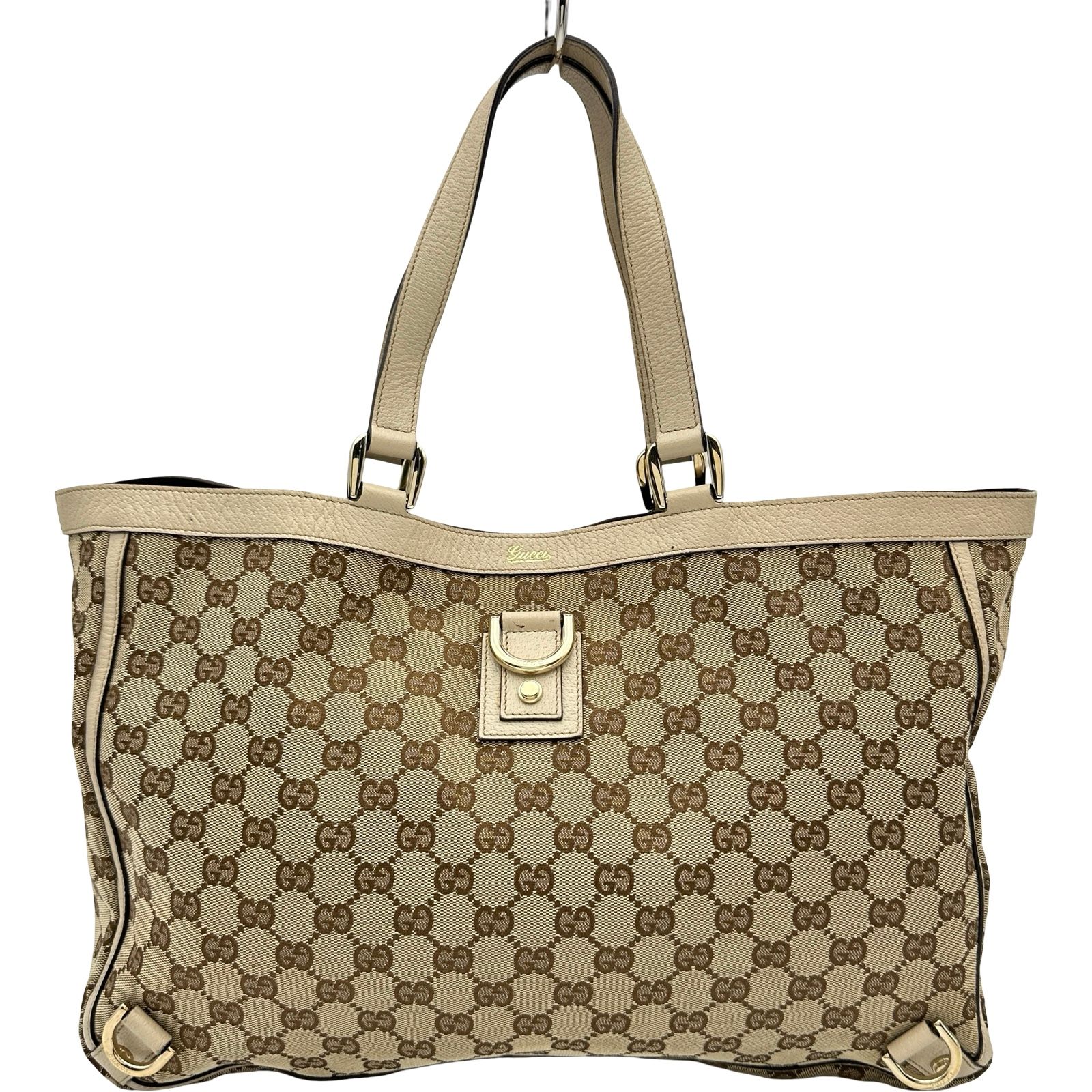 グッチ GUCCI アビートート 141472 ホワイト GGキャンバス/レザー レディース トートバッグ