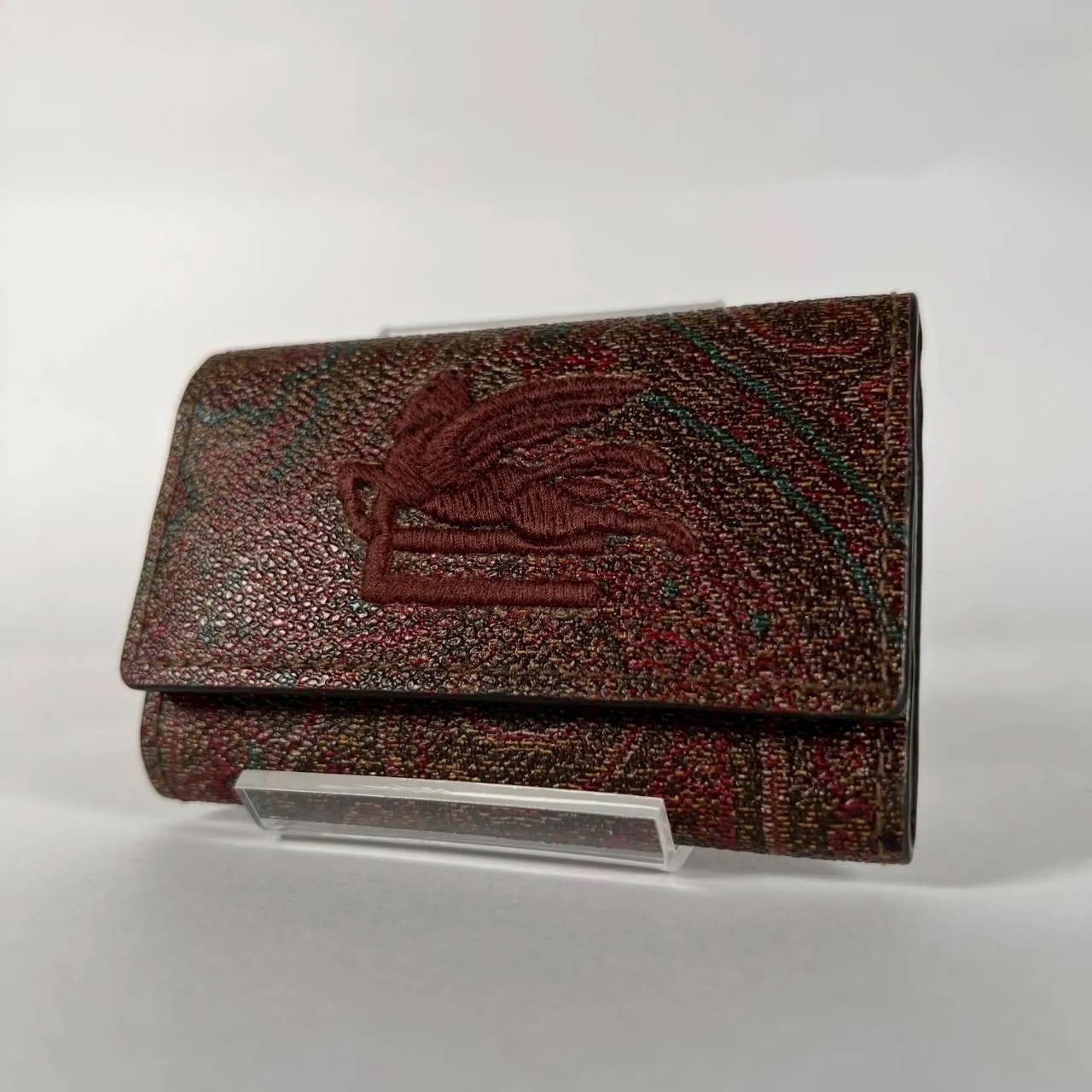 K-37 ETRO エトロ ペガソ 刺繍 キーケース 6連 ペイズリー柄 2260003268854 6-4