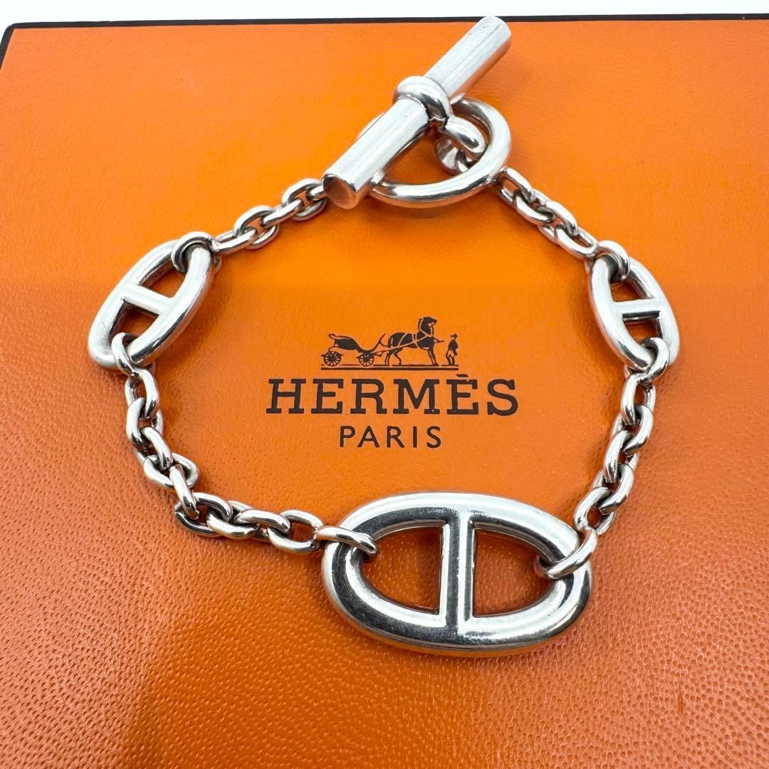 HERMES エルメス シェーヌダンヌル ブレスレット ファランドール SH