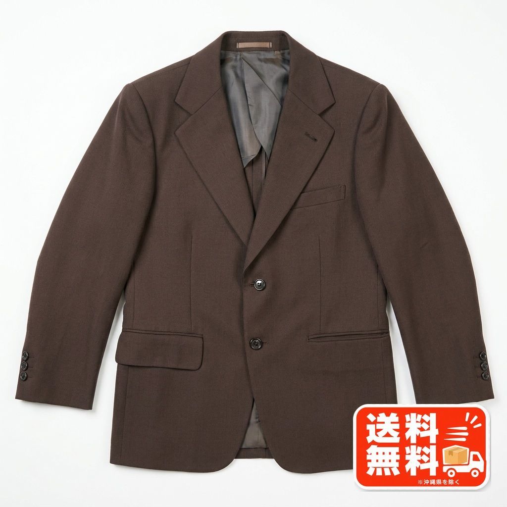 別注　RING JACKET 背抜き　テーラードジャケット　ブラウン　48 Okunuki オクヌキ テーラードジャケット ブラウン メンズ RING JACKET