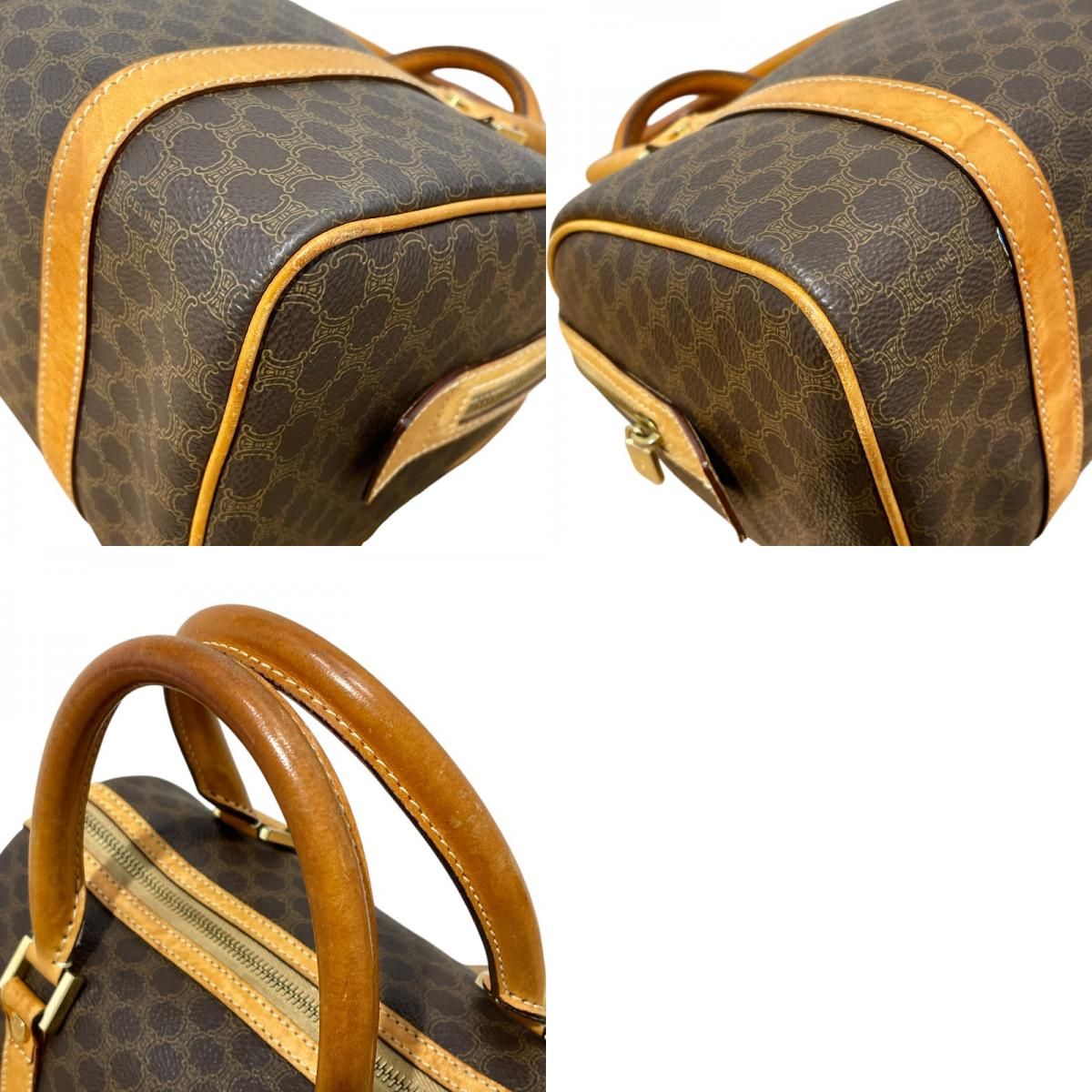 セリーヌ CELINE マカダム スモールボストンバッグ PVC レディース 