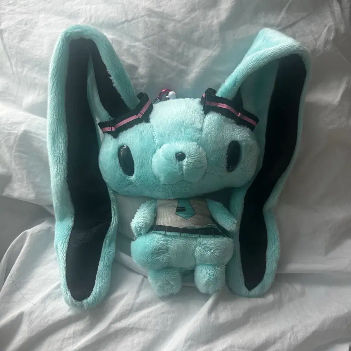 初音ミク 汎用うさぎ いたずらぐまのグル～ミ～(グルーミー) リールパス ぬいぐるみ ぬいぐるみ 古典 キーホルダー