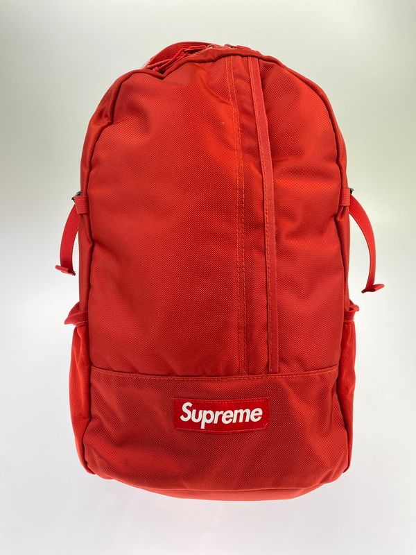 【中古品】 SUPREME シュプリーム LOGO BACKPACK バックパック リュック カバン 【149-260607-AS-9-min】