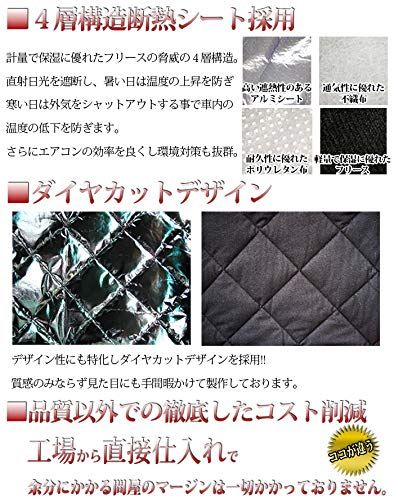 ステップワゴン RK 系 サンシェード 日除け 車中泊 シルバー 4層構造 FJ4304ts 8c3f1fe3