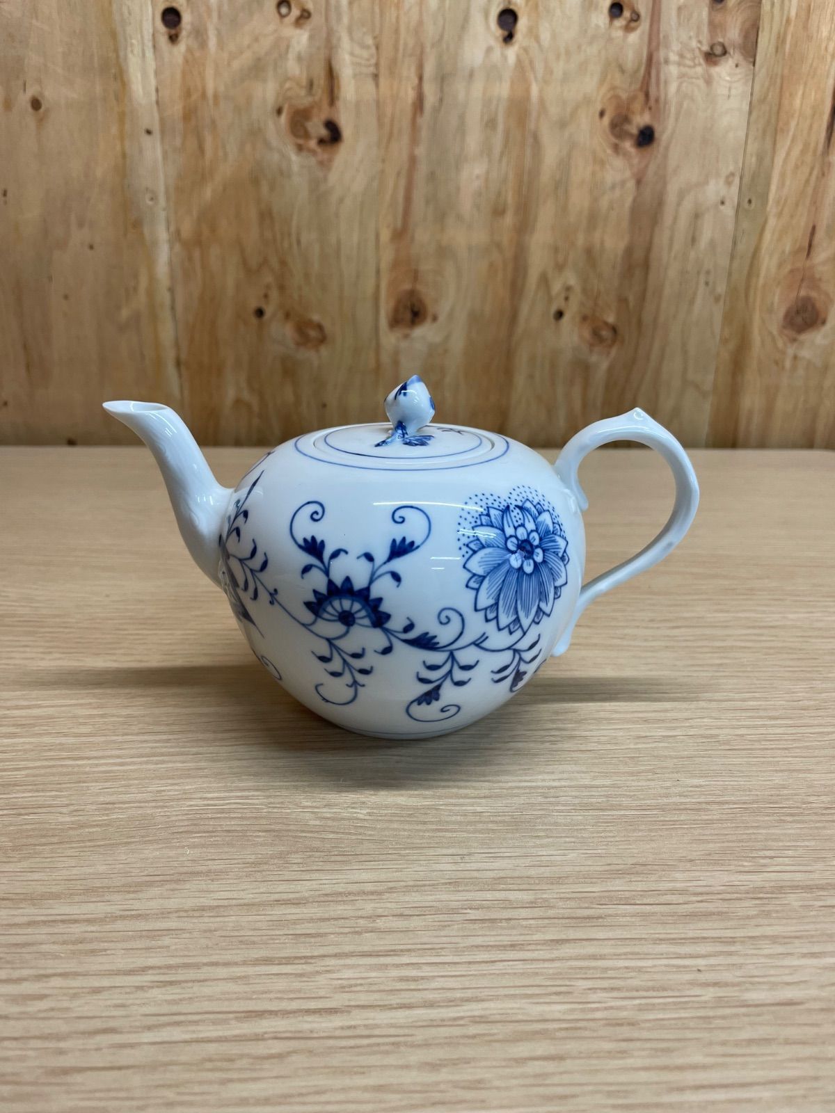 MEISSEN　マイセン　ブルーオニオン　ティーポット　箱無し