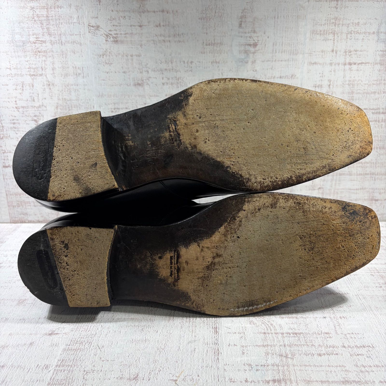 SANTONI サントーニ ジョッパーブーツ レザー UK7.5 26.5cm メンズ 
