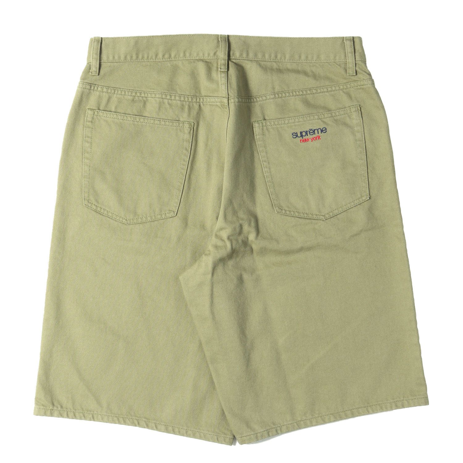 【美品】Supreme シュプリーム パンツ ライトオリーブ サイズ:34 | 24SS ウォッシュド バギー デニムショーツ(Baggy Denim Short) | ボトムス ショートパンツ【メンズ】【中古】