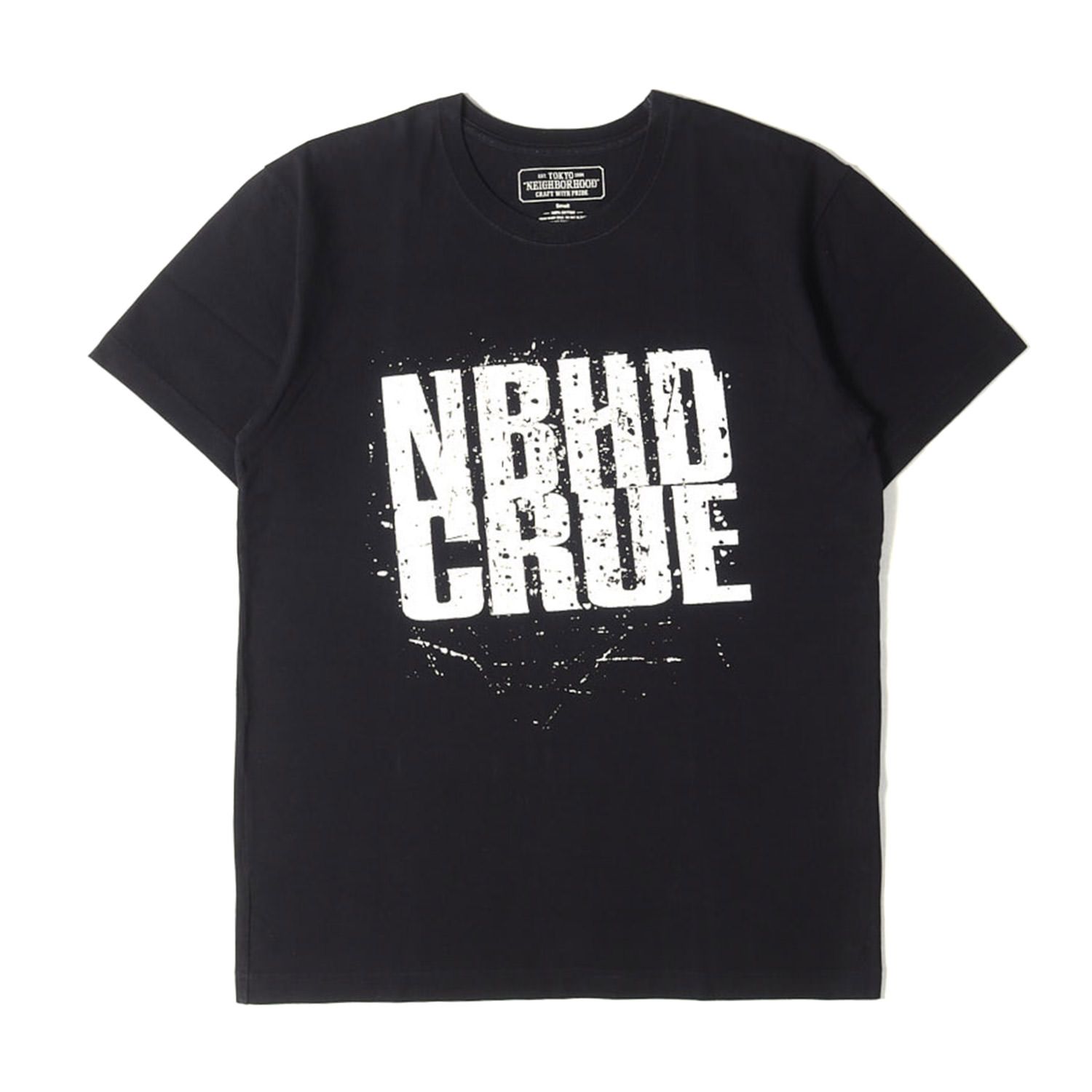 NEIGHBORHOOD ネイバーフッド Tシャツ ブラック 黒 サイズ:S | NBHD CRUE グラフィック Tシャツ | トップス カットソー 半袖【メンズ】【中古】