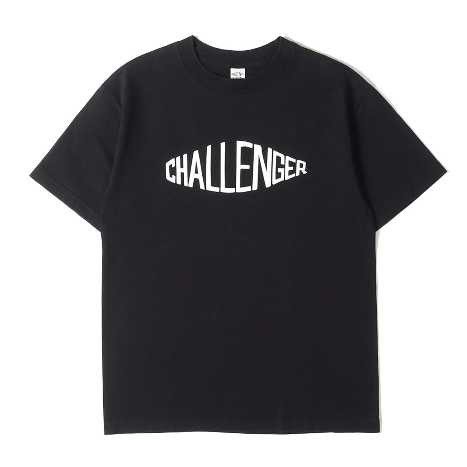 CHALLENGER チャレンジャー Tシャツ ブラック 黒 サイズ:M | YOU CAN FLYロゴ クルーネック Tシャツ | トップス カットソー 半袖【メンズ】【中古】