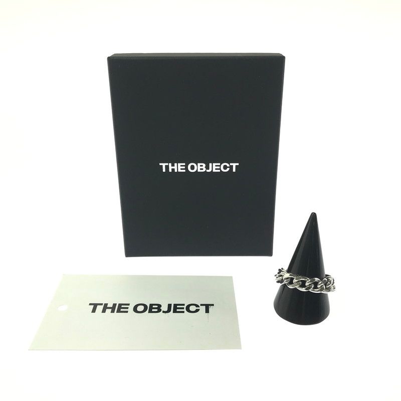 【中古品】 THE OBJECT ザオブジェクト AUTHENTIC CHAIN RING THICK TO-HKG-25111 オーセンティック チェーン リング 指輪 アクセサリー 【192-260607-na-12-tagh】
