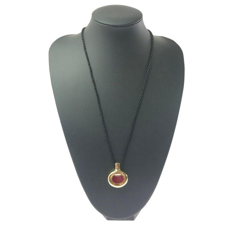 【中古品】 OLD HERMES オールド エルメス PERFUME BOTTLE NECKLACE パヒューム ボトル モチーフ ペンダント ネックレス アクセサリー 【182-260607-na-16-tagh】