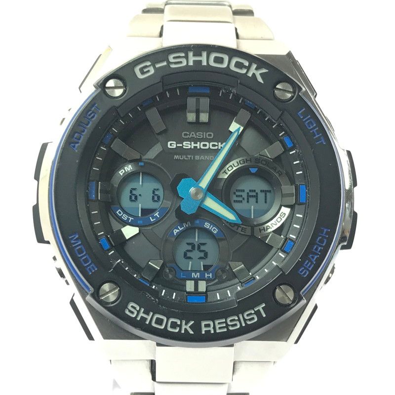 【中古品】 G-SHOCK ジーショック G-STEEL GST-W100D-1A2JF ジースチール タフソーラー 腕時計 【196-260607-na-18-tagh】
