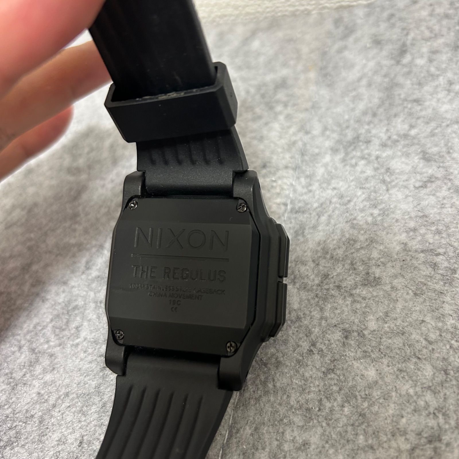 NIXON THE REGULUS ニクソン レグルス オールブラック デジタル 腕時計 