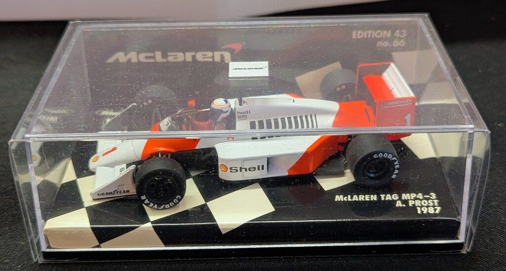 Paul'sModelArt 1/43MINICHAMPS McLAREN TAG MP4-3 #1 A.PROST 1987