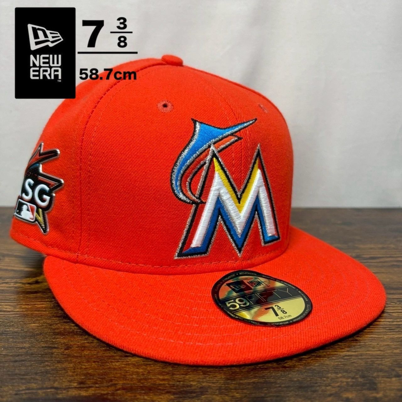 J78 ニューエラ 59fifty マーリンズ usa製 ヴィンテージ 1820