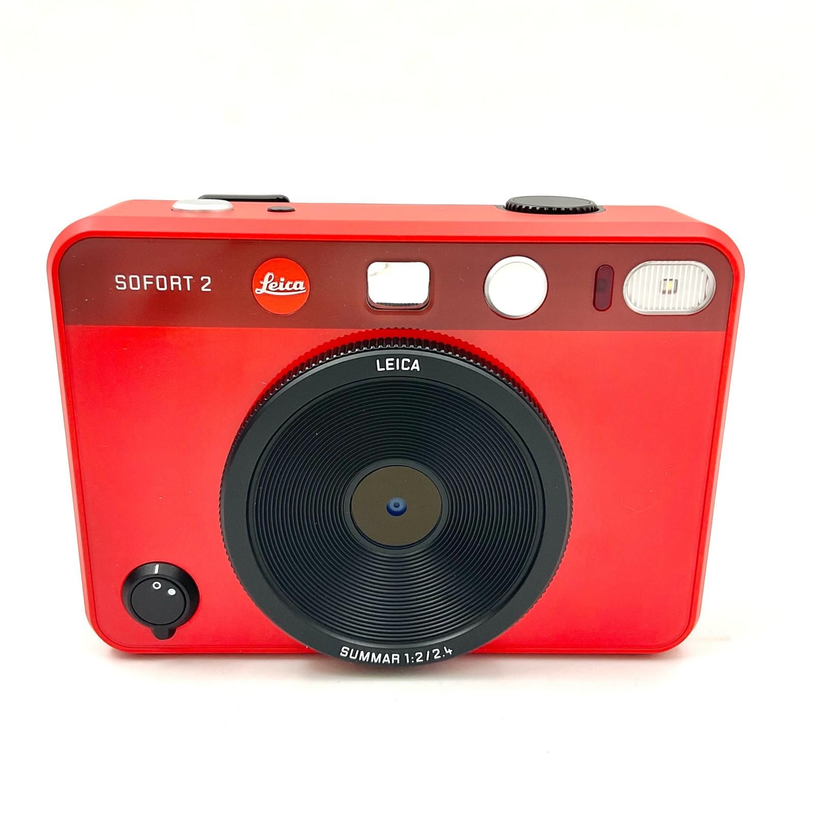 【全額返金保証】【最速発送】Leica コンパクトデジタルカメラ SOFORT 2 レッド 美品 動作確認済