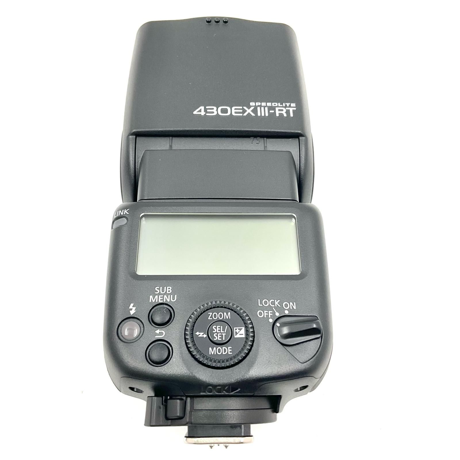 【全額返金保証】【最速発送】Canon スピードライト 430EX III-RT 超美品 動作確認済 【全額返金保証】【最速発送】Canon スピードライト 430EX III-RT 超美品 動作確認済