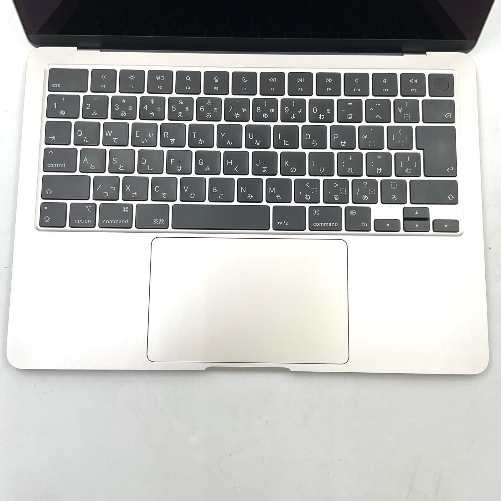 美品】MacBook Air M2 16GB 256GB スターライト - メルカリ