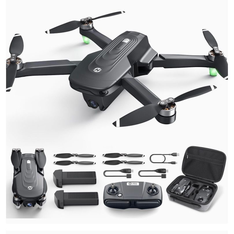 Holy Stone ドローン 4Kカメラ付き GPS搭載 リモートID内蔵 ブラシレスモーター 折り畳み式 バッテリー2個 HS175D-RID