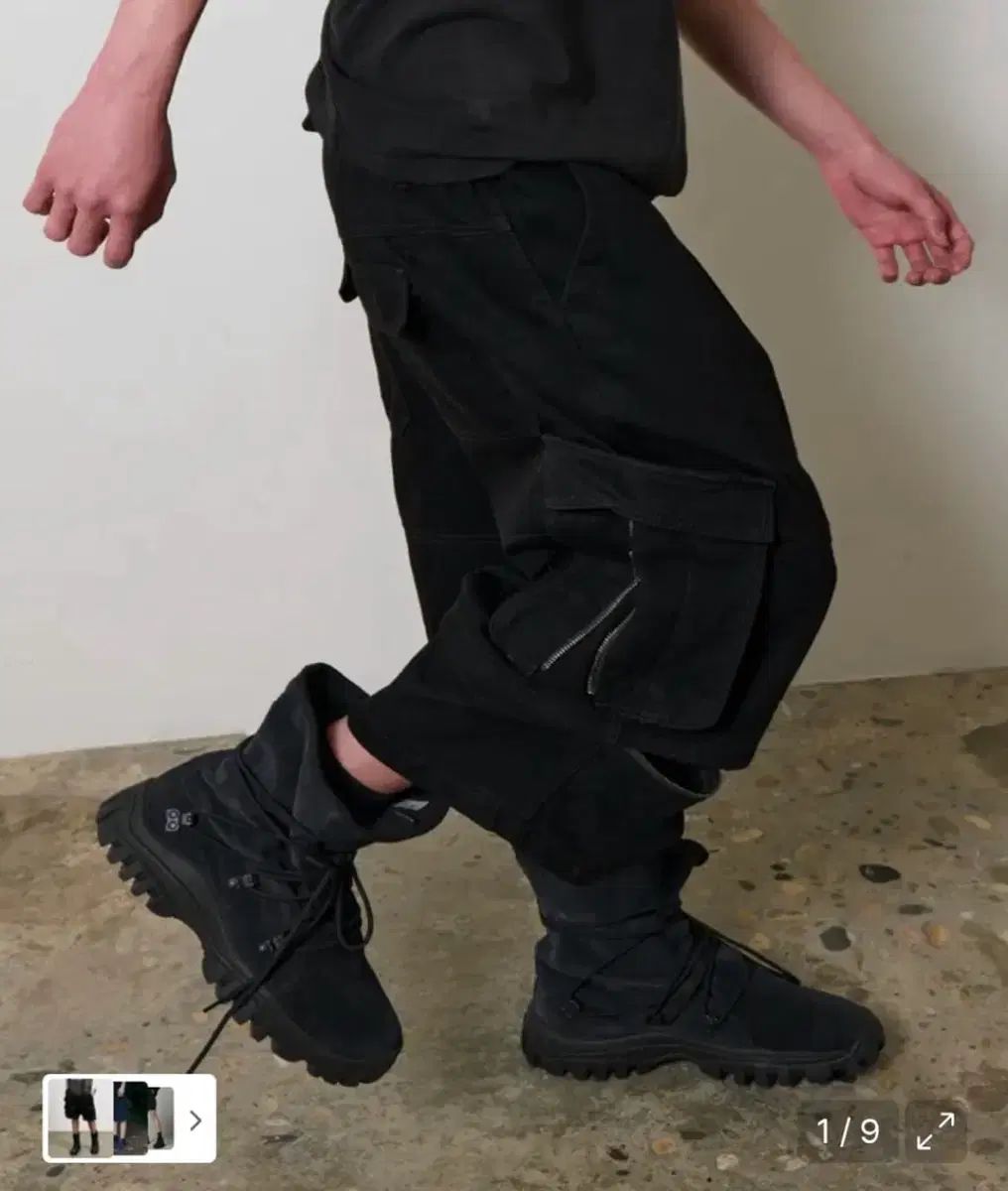 新商品 ETCE サイドカーゴ バミューダパンツ L