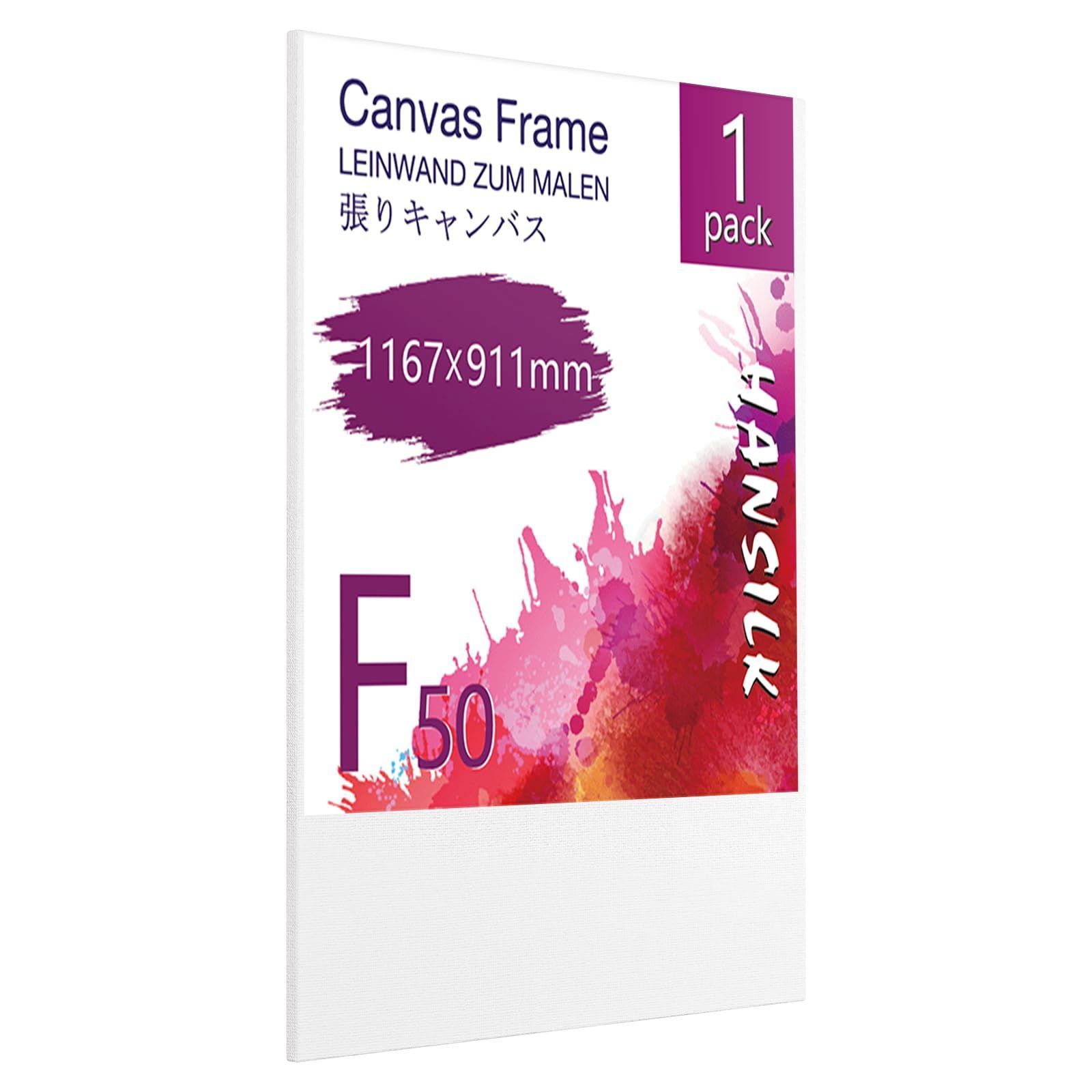 【特価セール】F50 1167mmx911mm 張りキャンバス 1枚 キャンバス絵 パネルボード キャンバス 画材 中目 化繊綿 HANSILK 美術装飾 ギャラリー用 油彩・アクリル兼用