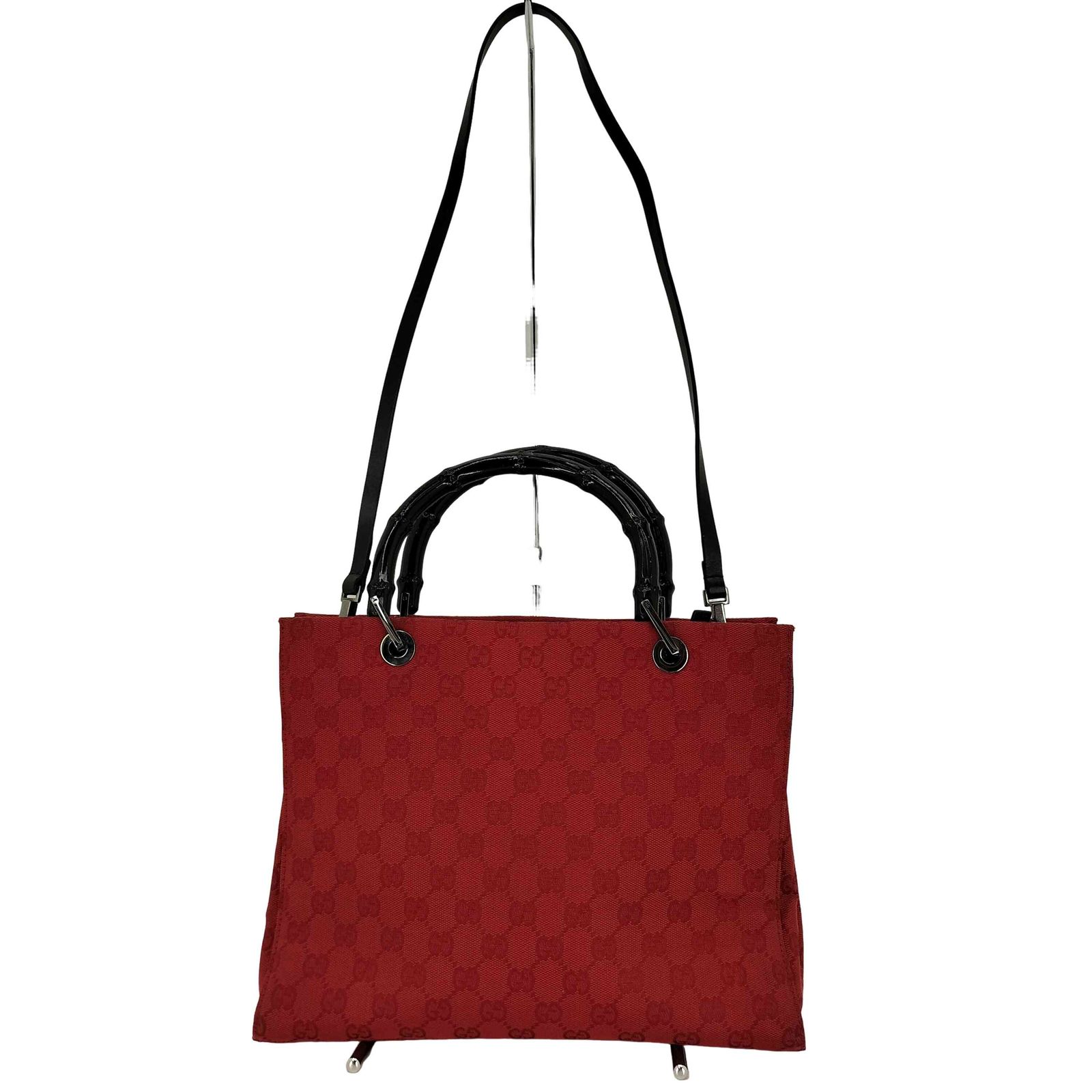 グッチ GUCCI 2WAY GG柄 バンブー トートバッグ レディース 表記無