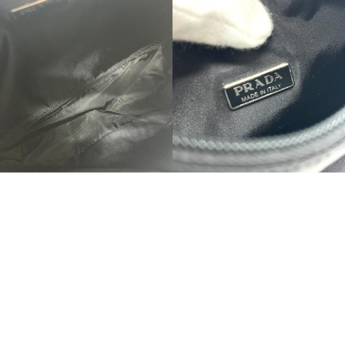 PRADA プラダ ショルダーバッグ トライアングルロゴ MV515 ナイロン ブラック