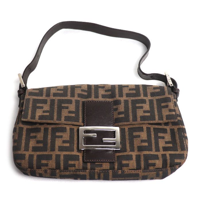 FENDI フェンディ マンマバケット ズッカ柄 ハンドバッグ ブラウン 26424 レディース 中古 108,900円