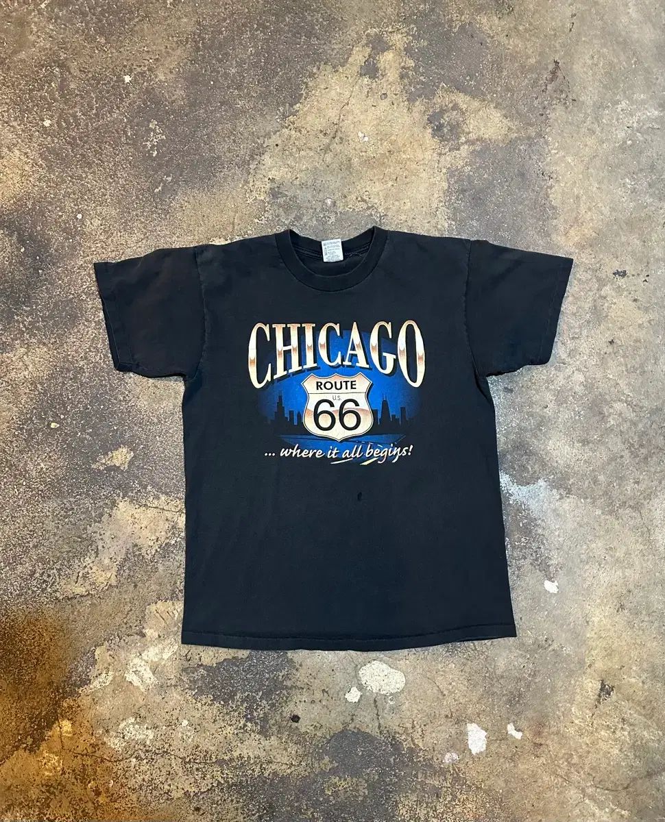 ヴィンテージ 90s シカゴ ルート66 Tシャツ