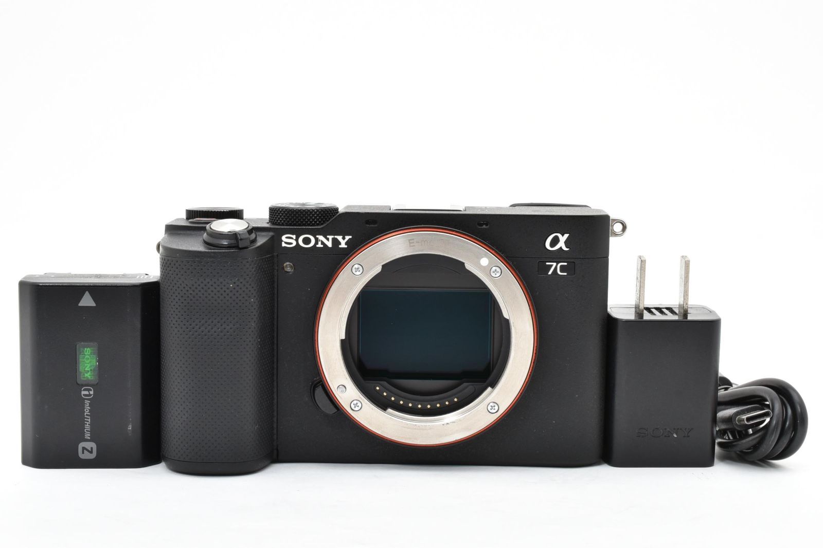 概要欄必読 3382ショット!! 良品 Sony a7c バッテリーチャージャーセット て０４