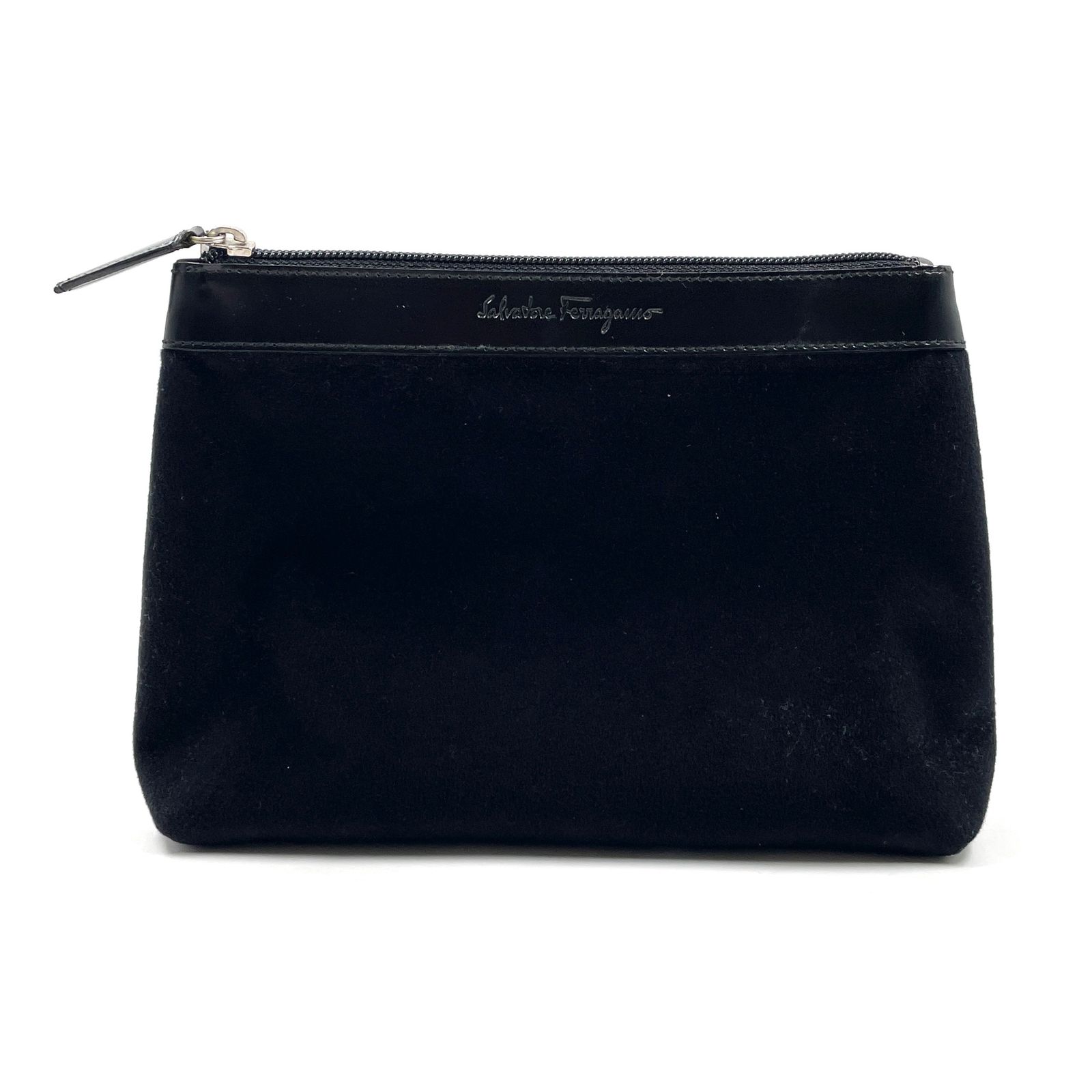 フェラガモ Salvatore Ferragamo ポーチ スウェード スエード レザー