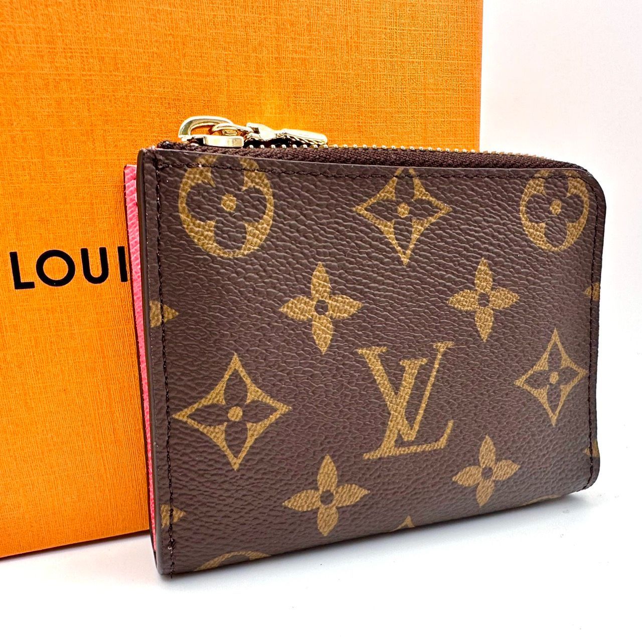 【返品OK】極美品 Louis Vuitton ルイヴィトン モノグラム ポルトフォイユ ノアコンパクト M25698 ウジェニーピンク ICタグ コンパクト財布 コインケース 現行モデル【D467901267702ミ2605】