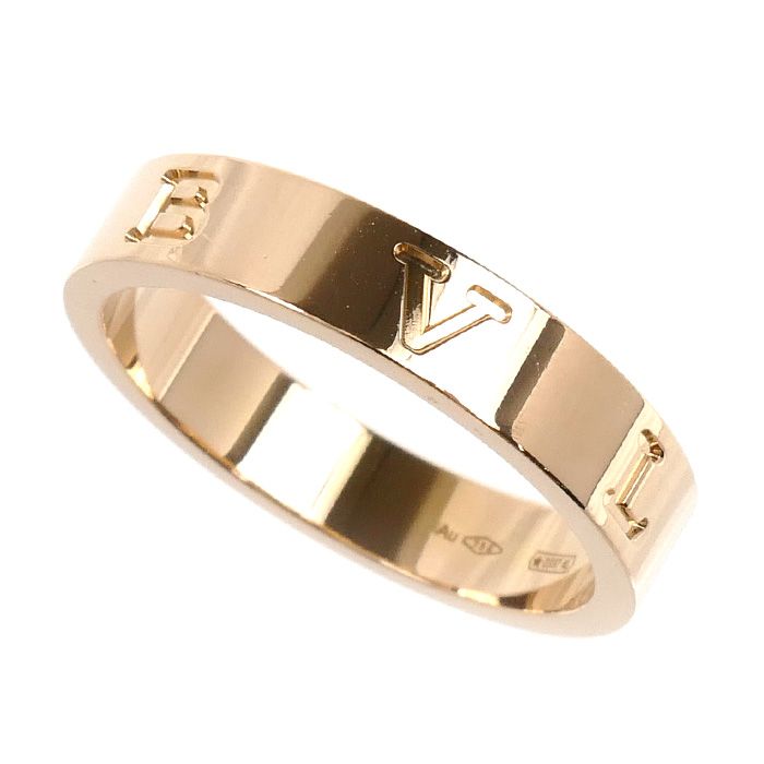 BVLGARI ブルガリ K18PG ピンクゴールド ビーゼロワン エッセンシャル バンドリング リング・指輪 360331 11号 51 4.2g レディース 中古
