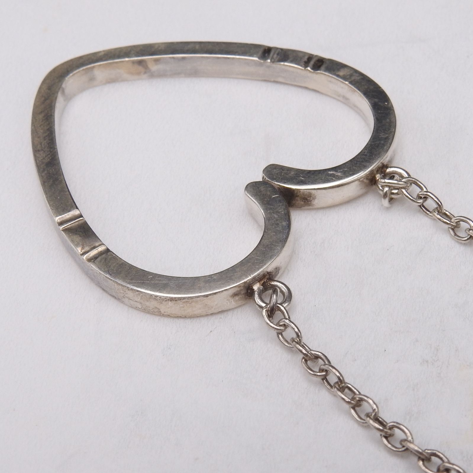 Georg Jensen ジョージジェンセン ハートネックレス 444 SV925 75cm