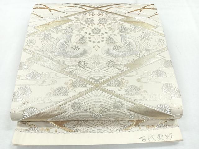 平和屋着物◎六通柄袋帯 古代更紗 金銀糸 正絹 逸品 CABH1672nb - メルカリ