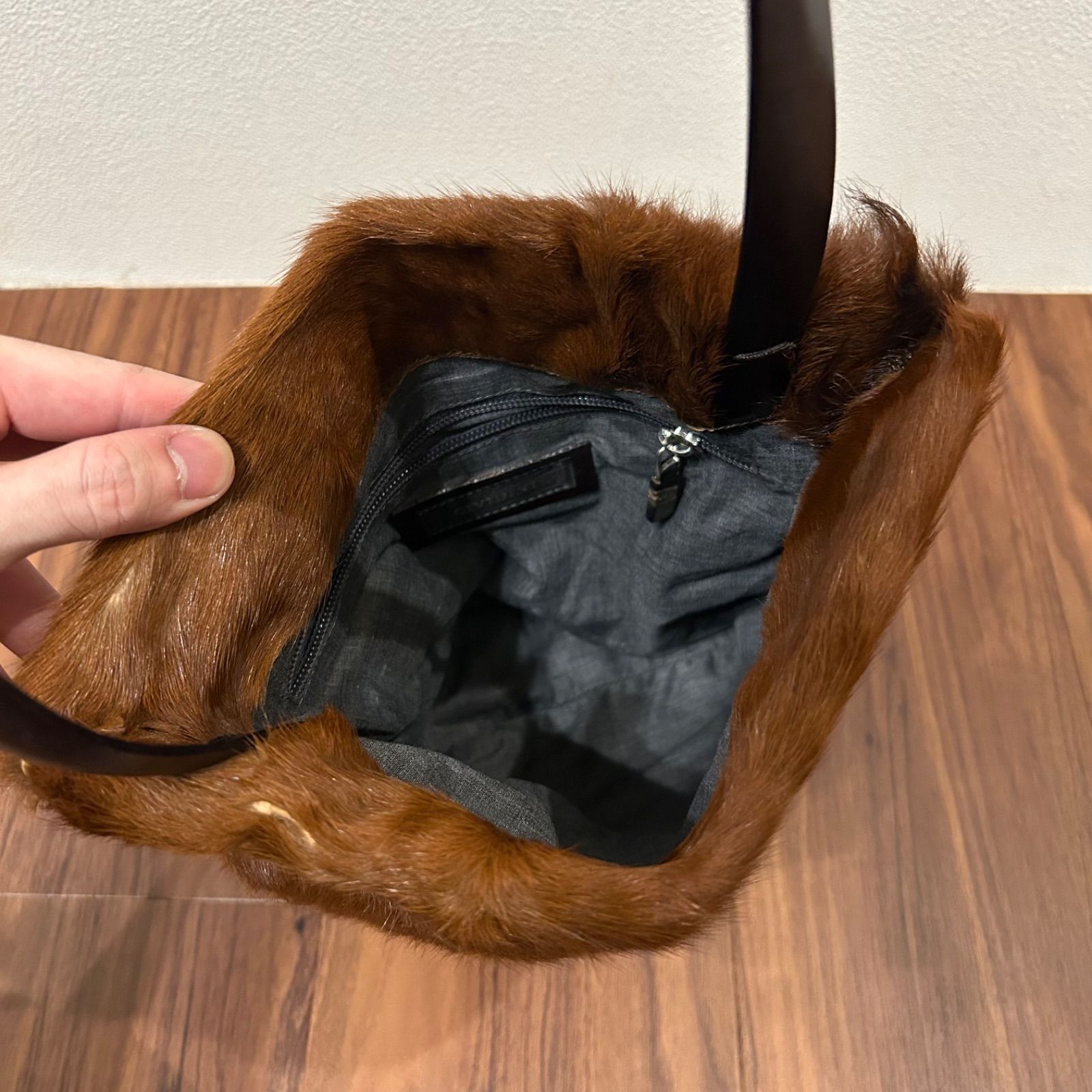 美品 イタリア製 CIVIDINI チヴィディーニ レディース ハンドバッグ 
