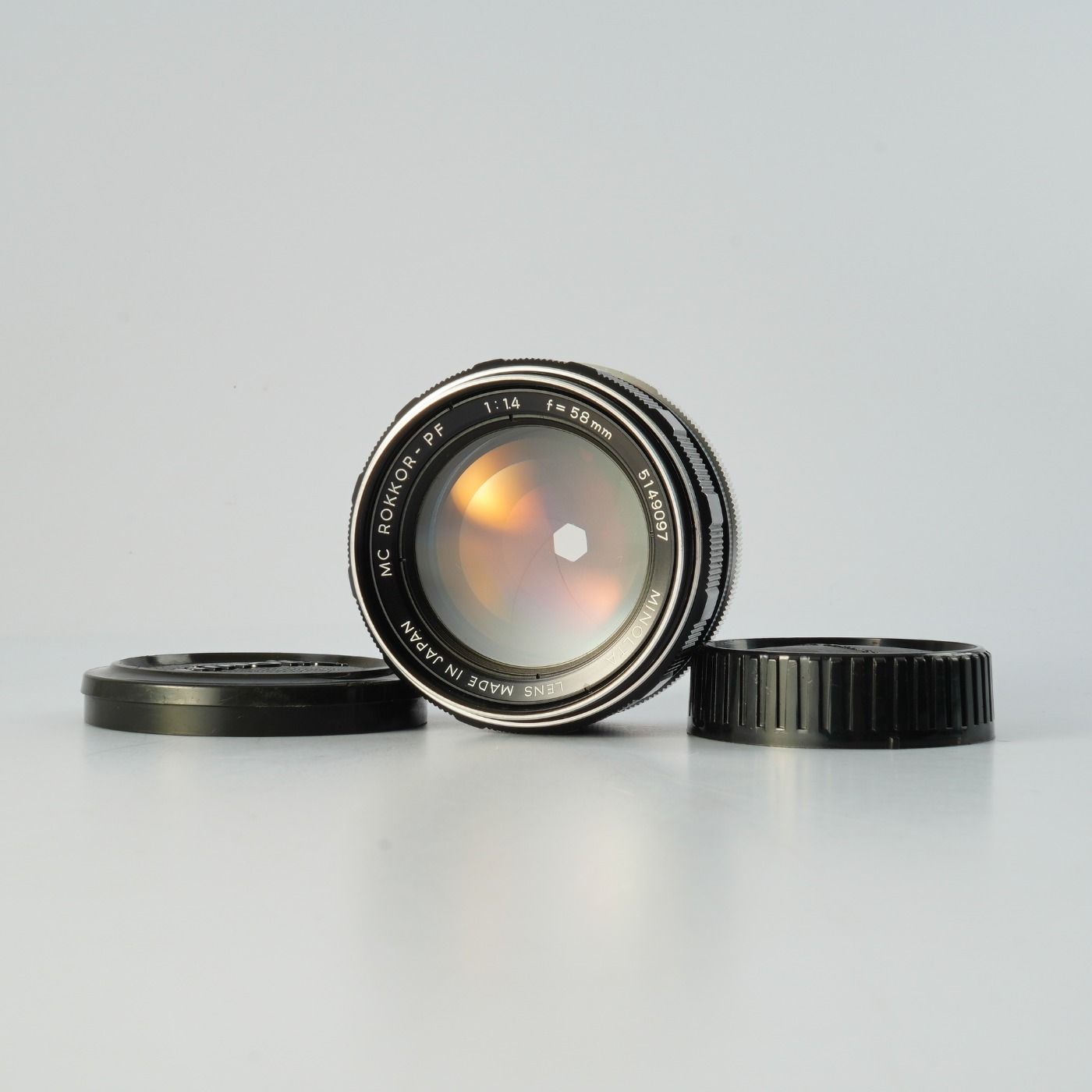 MINOLTA ミノルタ MC ROKKOR-PF 58mm F/1.4 単焦点レンズ - メルカリ