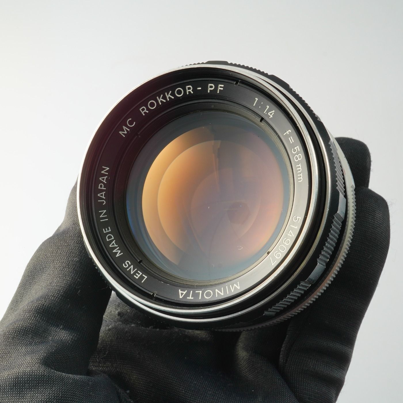 MINOLTA ミノルタ MC ROKKOR-PF 58mm F/1.4 単焦点レンズ - メルカリ