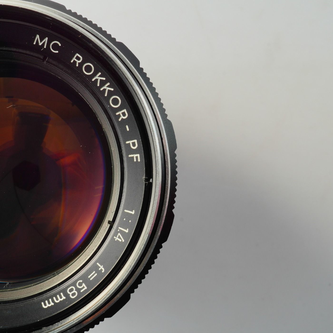 MINOLTA ミノルタ MC ROKKOR-PF 58mm F/1.4 単焦点レンズ - メルカリ