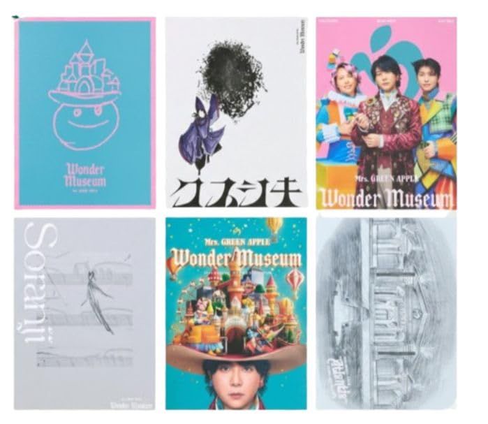 Mrs. GREEN APPLE ミセスグリーンアップル ミセス グッズ Wonder Museum ポストカード 6枚