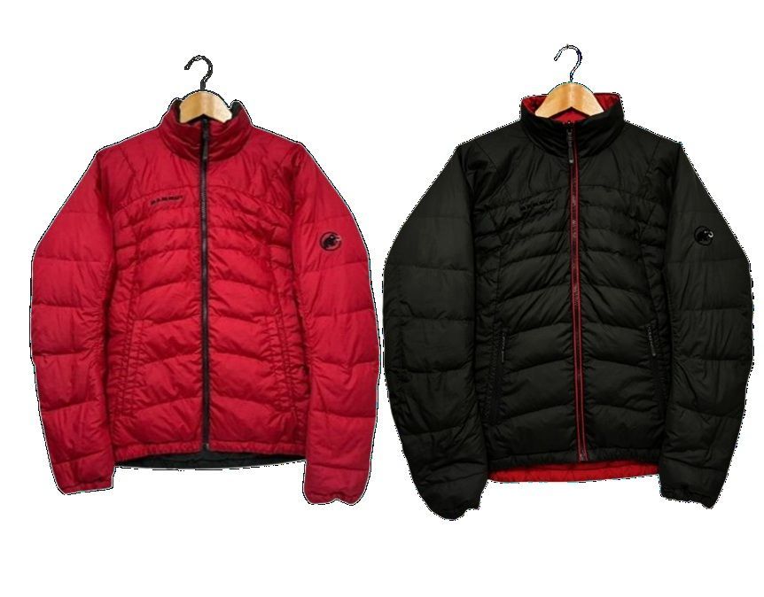 【美品】MAMMUT マムート Blackfin Jacket レディース リバーシブル ダウンジャケット レディース Mサイズ ■管理番号L30031AWS27-260604-4K（1350）