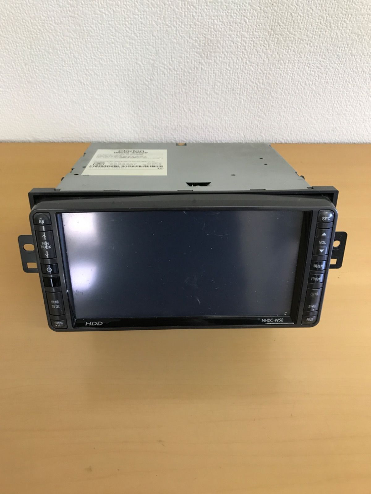 【ダイハツ】純正　クラリオン　カーナビゲーション　カーナビ　ナビ　NHDC-W58　08545-K9029　中古