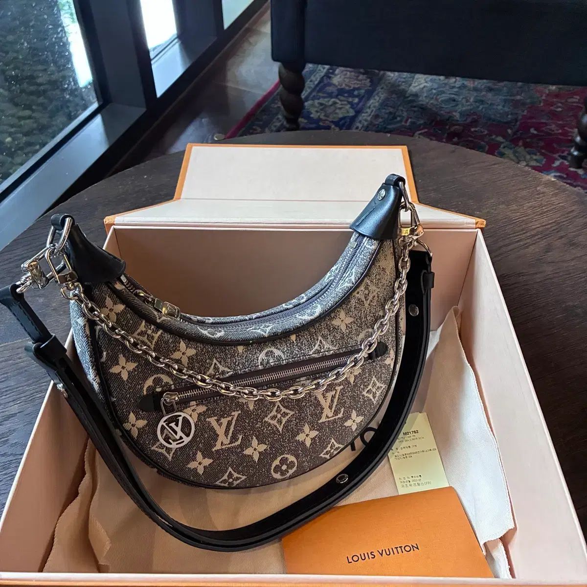 Louis Vuitton ルイヴィトン デニムループバッグ(gray)