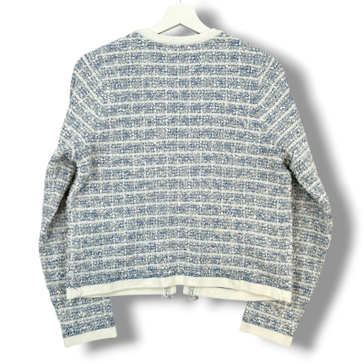 未使用 タグ付き ANAYI アナイ ノーカラー ツイード カーディガン リネン 新品 未使用 タグ付き ANAYI アナイ ミックスヤーンニットカーディガン