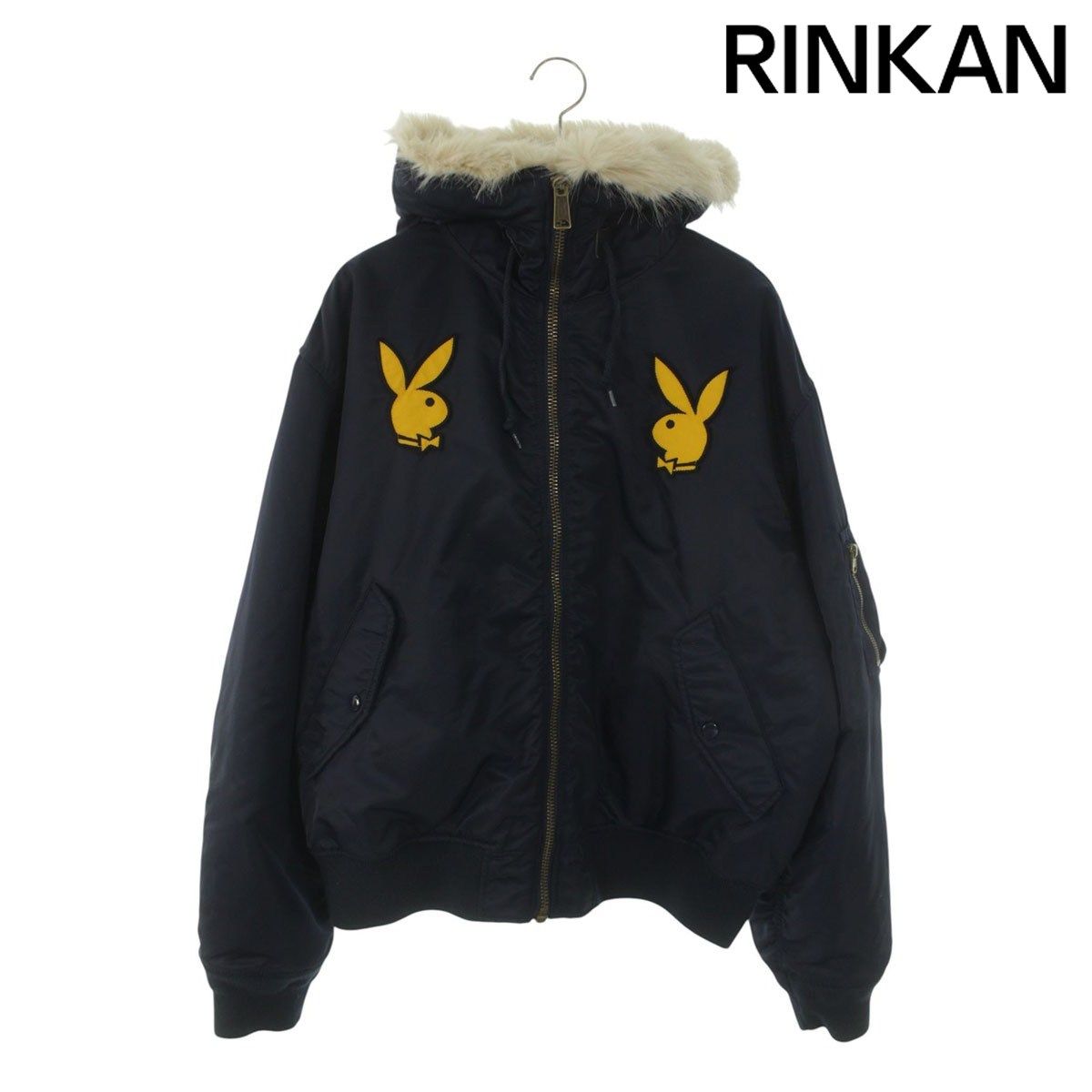 シュプリーム 26SS Playboy Hooded MA-1 フードボンバージャケットブルゾン メンズ L 50,754円
